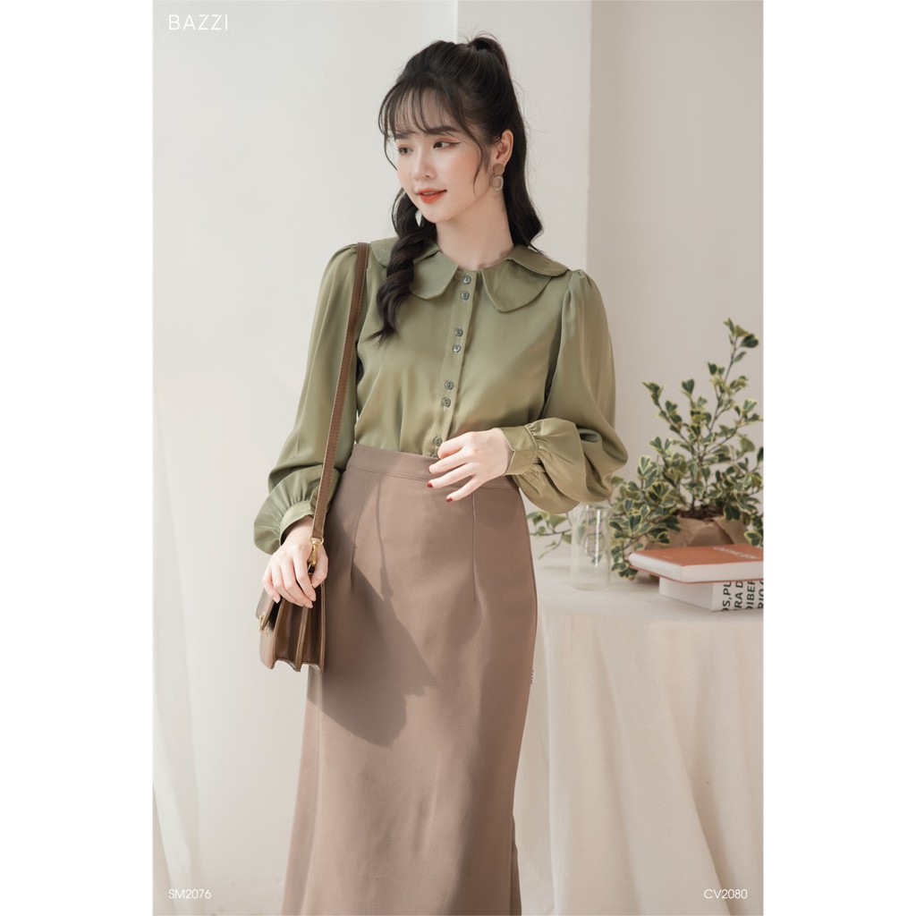 Chân váy dài trơn xẻ sau - CV2080 | BigBuy360 - bigbuy360.vn