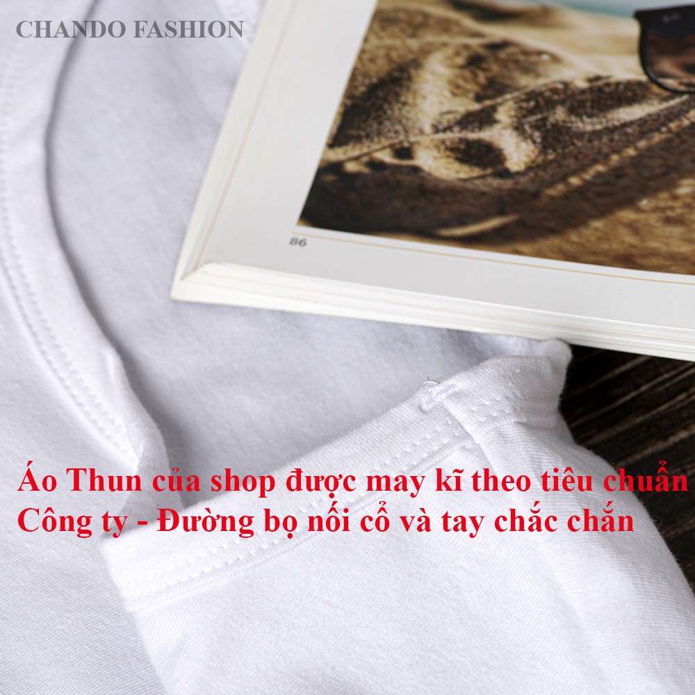 Áo thun nam cộc tay Chando chất vải cotton thấm hút mồ hôi tốt CD01