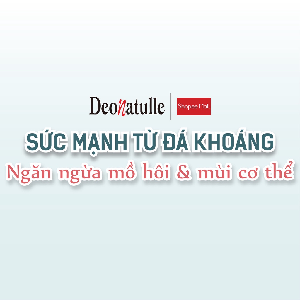 Lăn Khử Mùi Đá Khoáng Dạng Sáp Giúp Sáng Da Deonatulle Soft Stone Double Color Control 20G