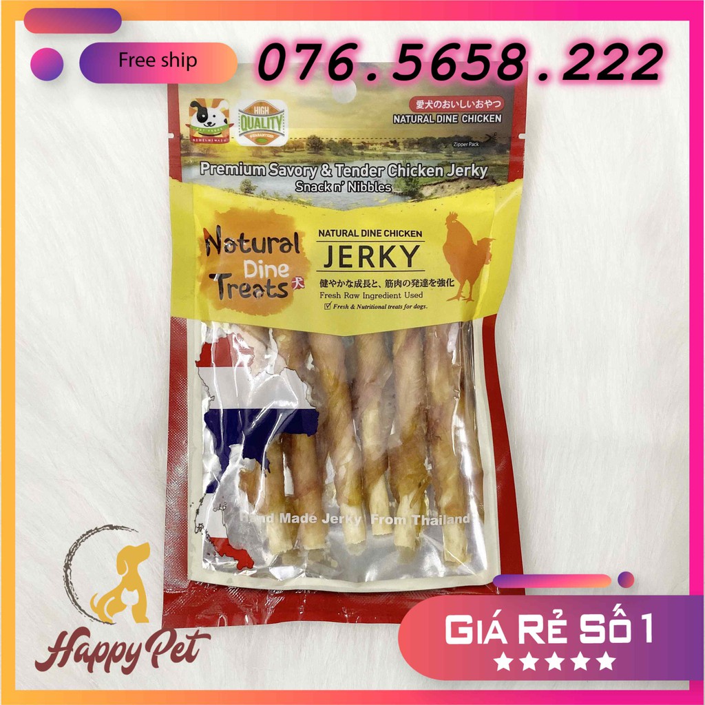 [ RẺ NHẤT SHOPEE ] [ HSD 2021 ] SNACK THỊT ỨC GÀ SẤY THÁI LAN BỌC QUE SỮA DẺO