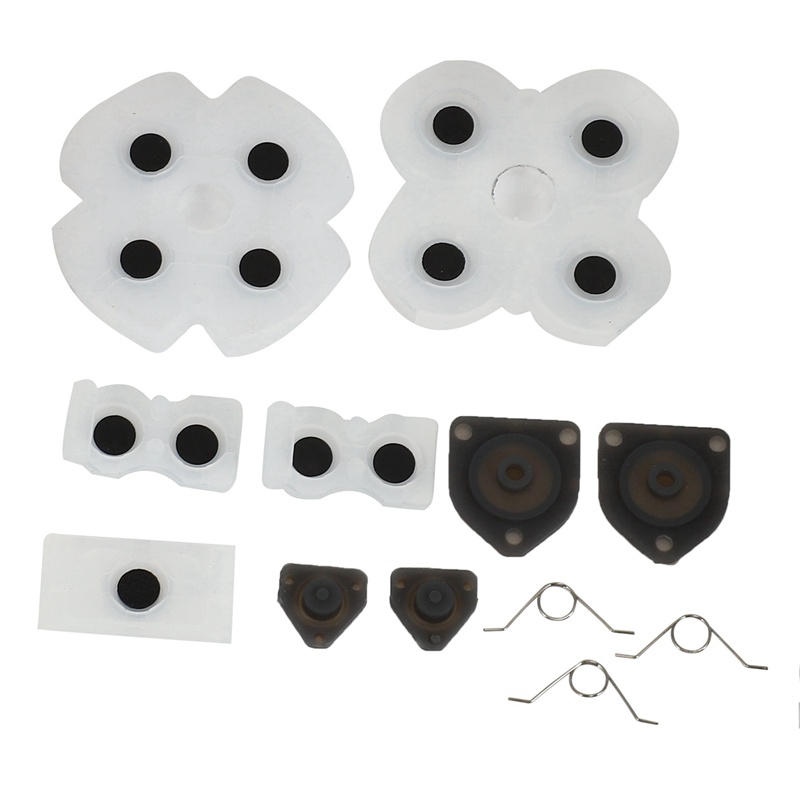 Các nút kích hoạt L1 R1 L2 R2 + 2 lò xo + 2 cần điều khiển ngón tay cái + 1 bộ cao su dẫn điện + Tua vít cho bộ điều khiển PS4 ( Phiên bản 1) Dualshock 4 Bộ phụ kiện