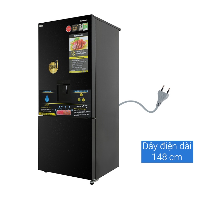 Tủ lạnh Panasonic Inverter 377 lít NR-BX421GPKV 2021, Ngăn cấp đông mềm, Lấy nước bên ngoài, GIAO HÀNG MIỄN PHÍ