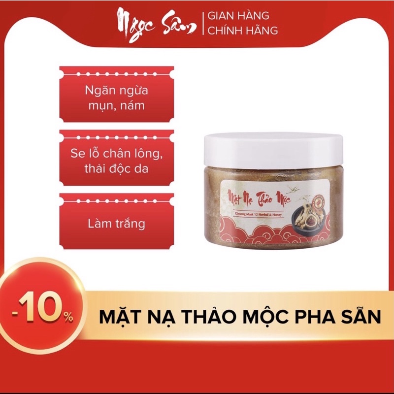 MẶT NẠ NGỌC SÂM PHA SẴN