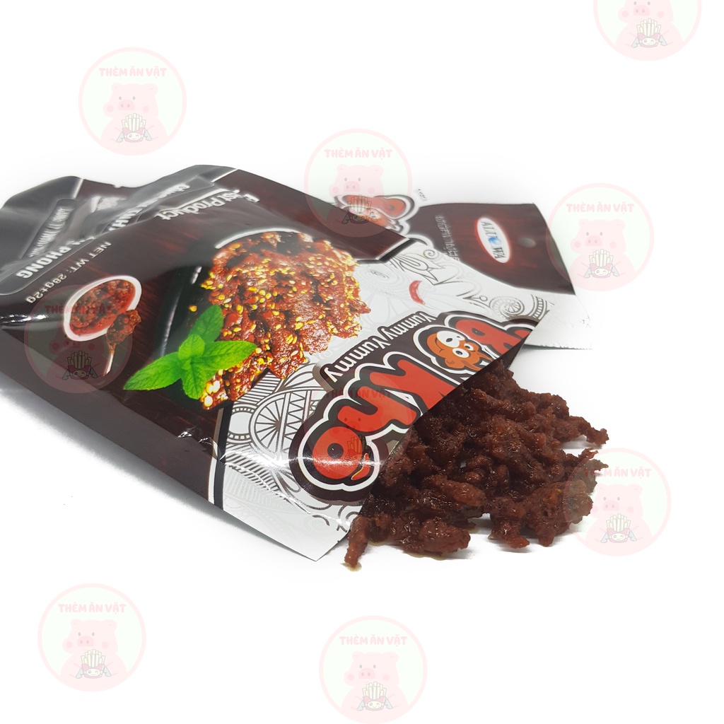 10 Gói Bò Khô Yummy Yummy, Snack Dai Dẻo Vị Cay Ngọt Đậm Đà