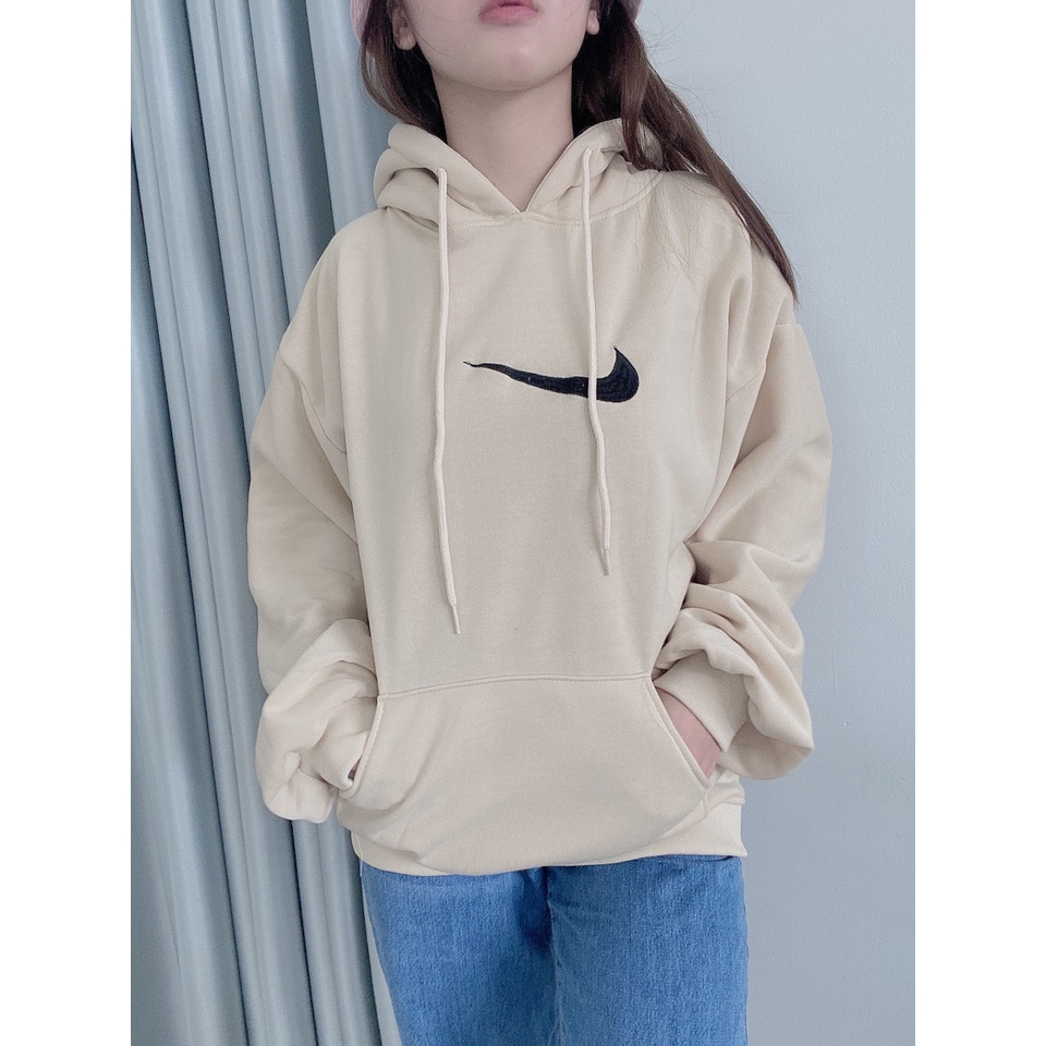 Áo hoodie Nike nữ nam tick thêu xịn, áo hoodie chất nỉ dày dặ,tốt,bền GZHD055 Store Q&amp;P