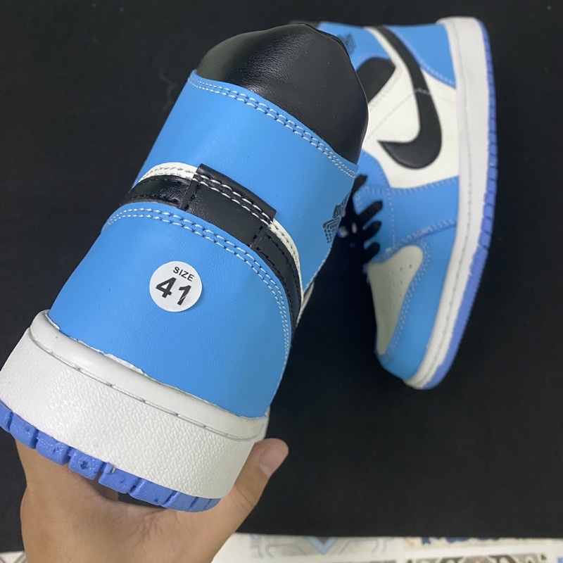 Giầy Jordan 1 xanh dương cao cổ cao cấp