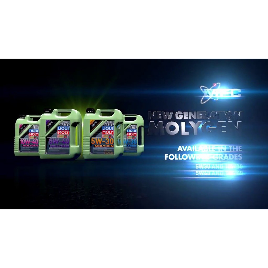 Nhớt Liqui Moly Molygen 5W40 dành cho xe ga, xe ô tô 1L