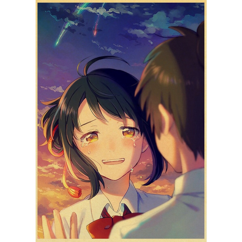 Poster Phim Anime Your Name Treo Tường Trang Trí