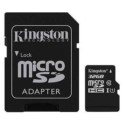 Thẻ nhớ 32G 64G 128G Kingston Micro-SD chuyên dụng cho camera giám sát, camera hành trình, điện thoại chính hãng