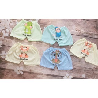 Bán chạy - Quần đùi chục coton cho trẻ sơ sinh 3-16kg