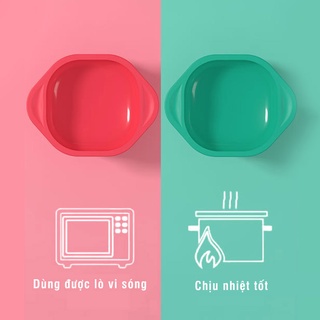 Bát Ăn Dặm Chống Đổ Silicon Misuta