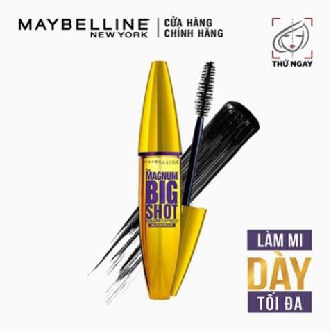 Mascara Dày Mi Cực Đại Maybelline New York Colossal Big Shot Waterproof Chuốt Mi Không Lem Không Trôi 10ml ZKM