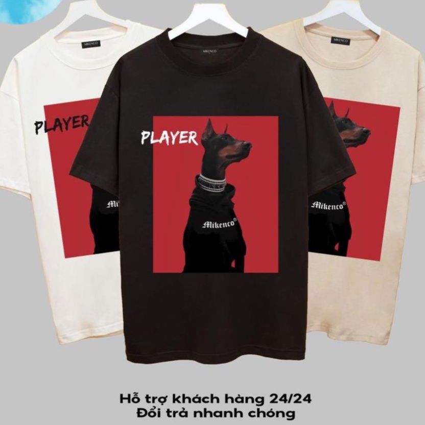 [Premium] Áo thun tay lỡ MIKENCO, Áo thun unisex nam nữ from rộng oversize chất liệu cotton  - Streetwears SG