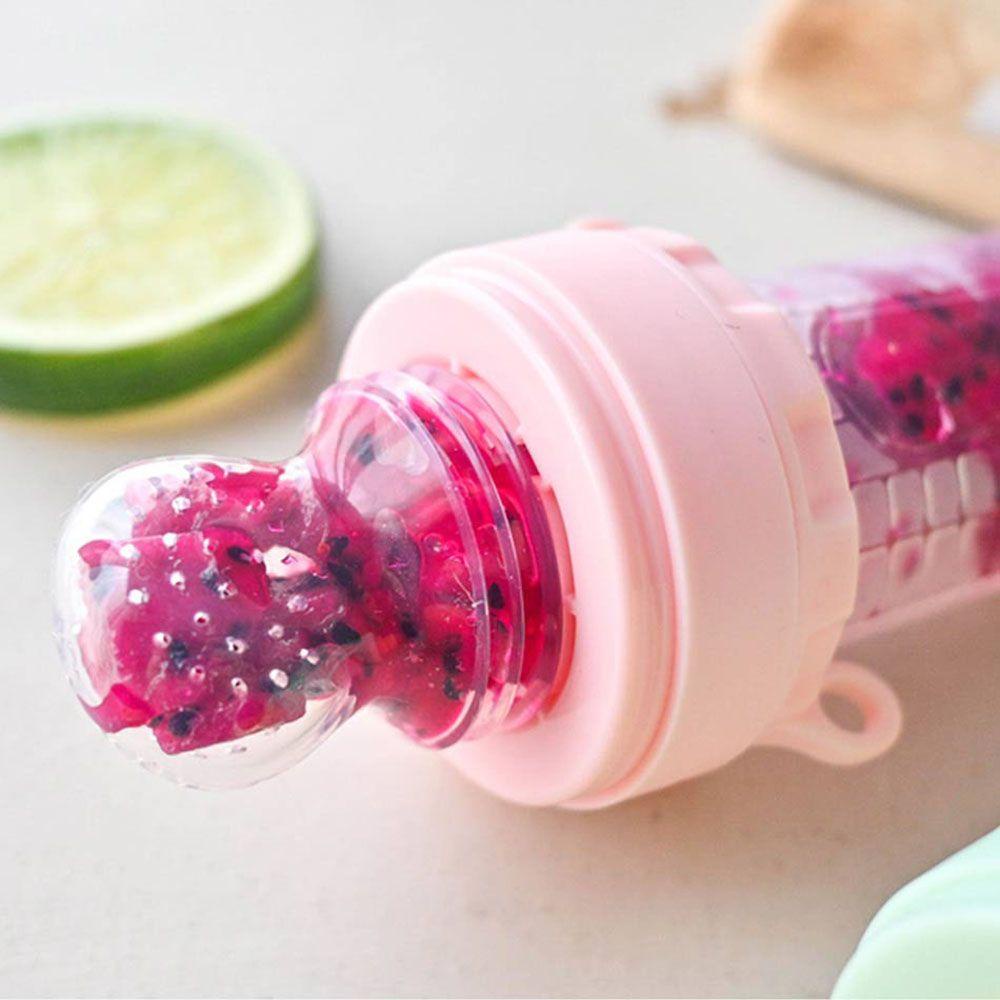 Bình Ăn Dặm Kèm Muỗng Bằng silicone Cho Bé