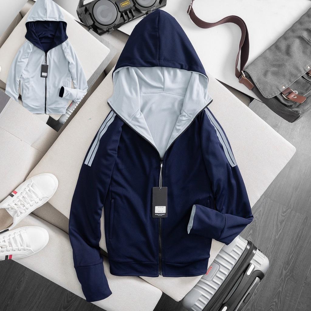 Áo Chống Nắng 2 Lớp Mặc 2 Mặt TURATY Thông Hơi Thun Lạnh Thoáng Mát