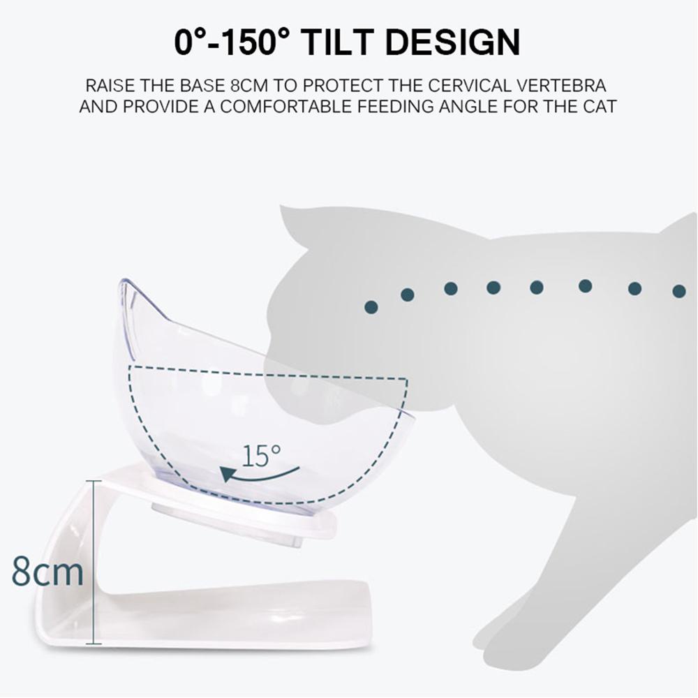 Bát Đựng Thức Ăn Nước Uống Chống Trượt Hình Tai Mèo Cho Mèo