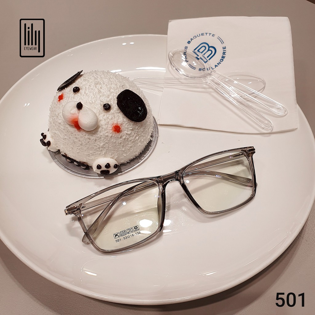 [Mã SKAMCLU7 giảm 10% cho đơn từ 0Đ] Gọng kính Nam nữ LILYEYEWEAR mắt vuông nhựa dẻo màu sắc thời trang 501 | BigBuy360 - bigbuy360.vn