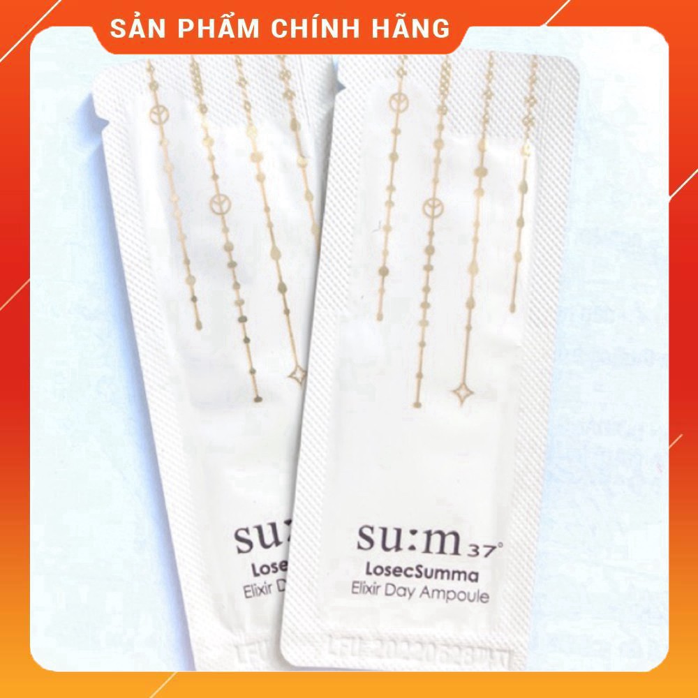 Gói tinh chất vàng ngày Sum37 siêu tái sinh da ban ngày Su:m 37° Losec Summa Elixir Ampoule 1ml