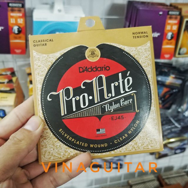 Dây đàn guitar classic D'Addario ProArté EJ 45 chính hãng