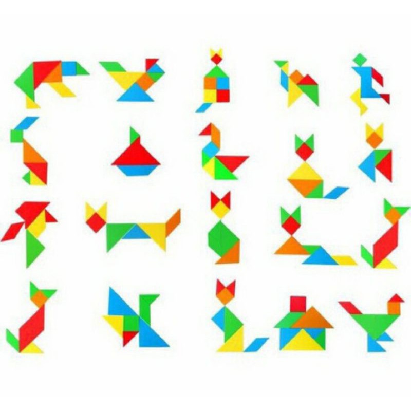 Đồ Chơi Ghép Trí Uẩn Tangram