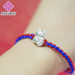 ANCARAT - Charm Bạc Mèo Chiêu Tài C21 ( Tết Vòng tay theo yêu cầu)