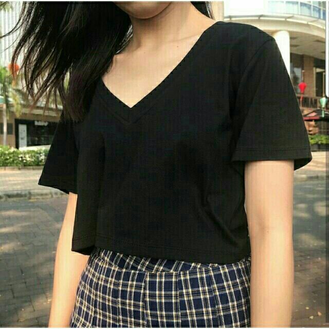 Áo tim croptop