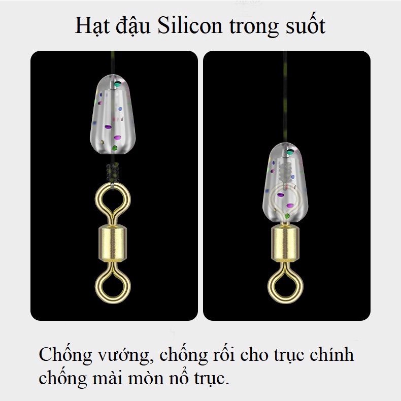 Dây trục câu đài K8 buộc sẵn, Dây cước câu cá tàng hình K8 chuyên câu đài, hàng cao cấp câu đài K8 buộc sẵn