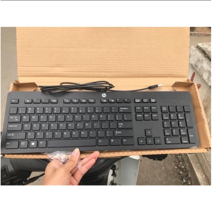 Bàn phím HP KB USB Skylab BLK SLIM Us