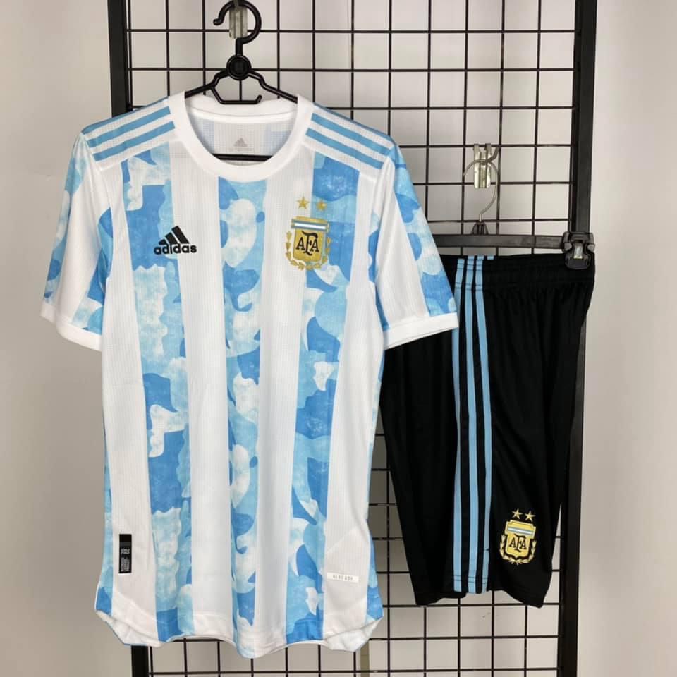 Áo Quần Bóng Đá Đội Tuyển Argentina- Nhiều mẫu -Chất Polyeste Cao Cấp - Co Giãn 4 Chiều full logo