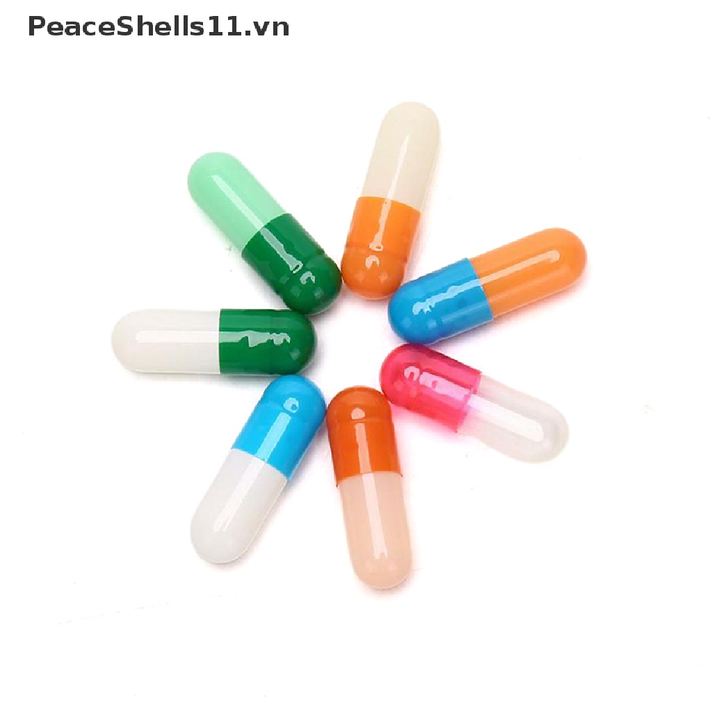 Set 1000 Viên Nang Gecant Gelatin Rỗng Cứng Cỡ 2# Gel Làm Đầy Thuốc Tiện Dụng