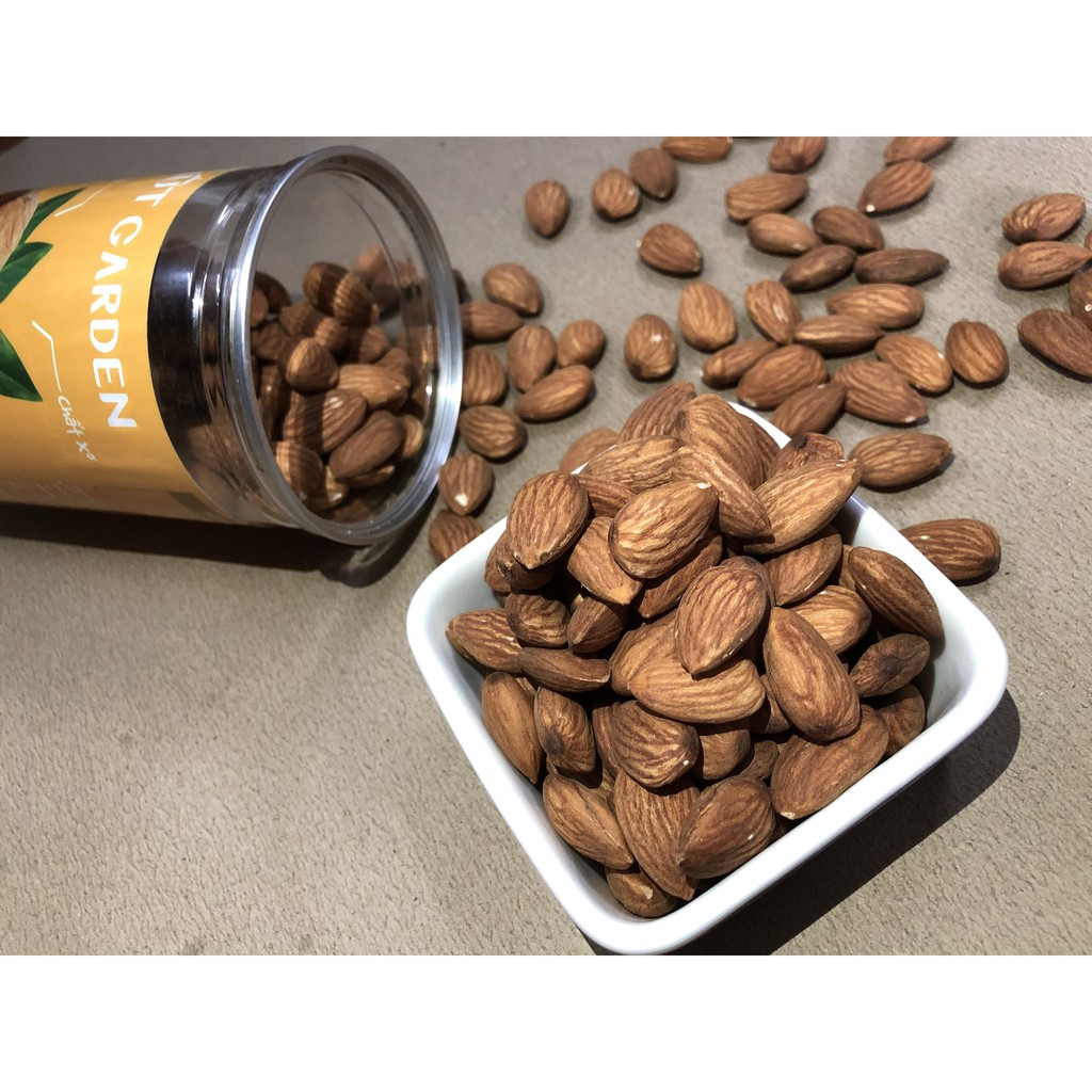 Hạt Hạnh Nhân Rang Nut Garden - Almonds Nhập Khẩu Mỹ, Rang Nguyên Vị, Đã Được Bóc Vỏ - 250gr, 500gr | BigBuy360 - bigbuy360.vn