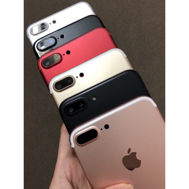 Vỏ iphone 7plus mới, đẹp như zin, đủ màu, ráp máy khít, có font chữ đẹp zin