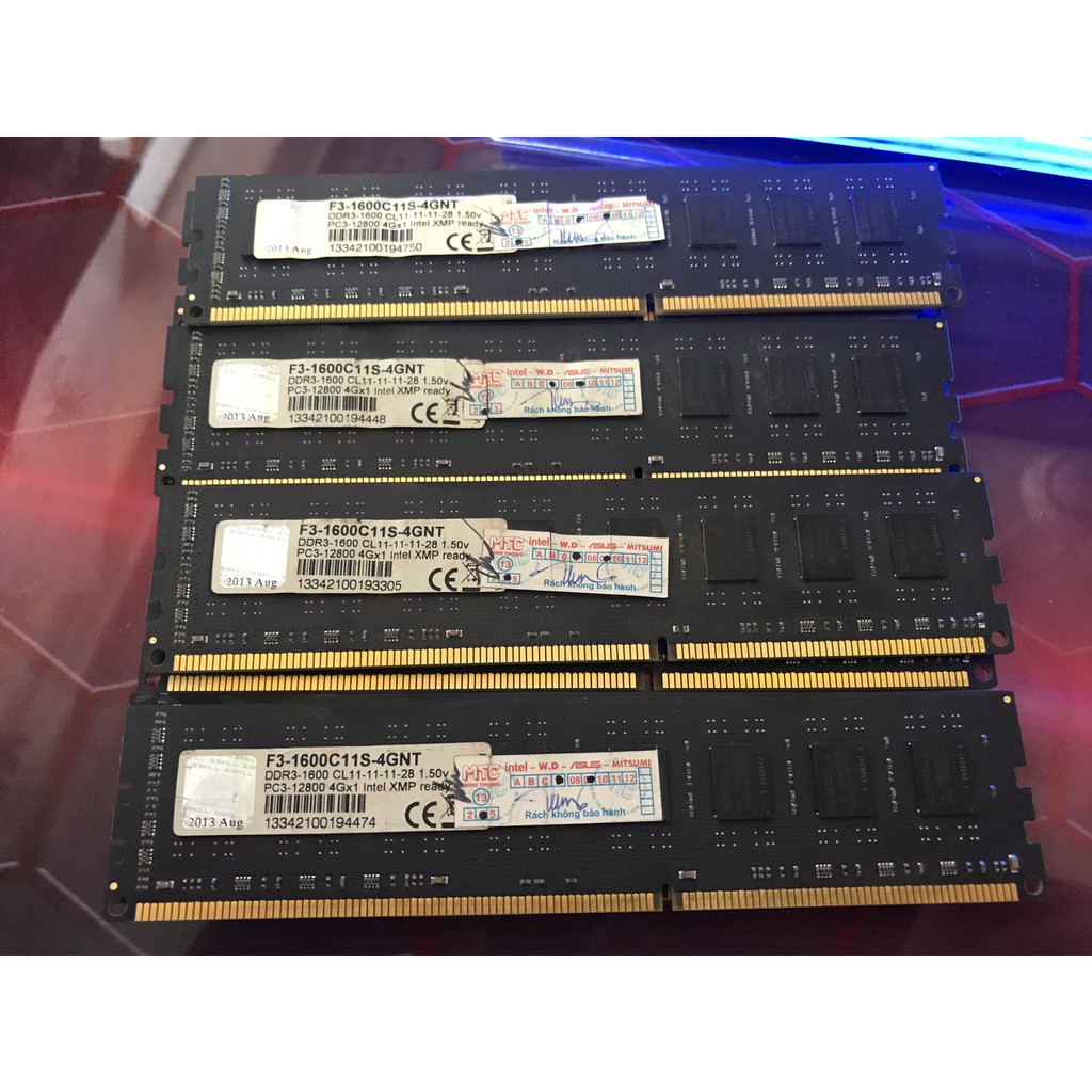 Ram PC 2GB /4G /8GB -1333/1600/2400- DDR3/DDR4