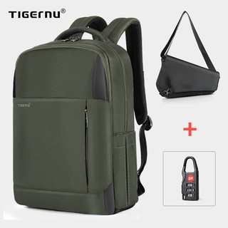 Ba lô TIGERNU chống trộm RFID thông minh chống nước cao cấp (15.6 '')