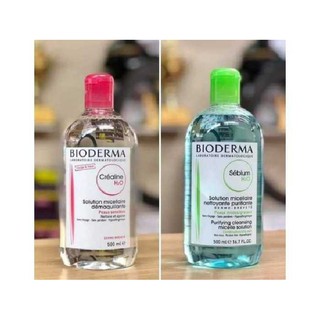 [500ML] Nước Tẩy Trang Bioderma Créaline H2O 500ml Date Mới Nhất Biodema Nội Địa Pháp