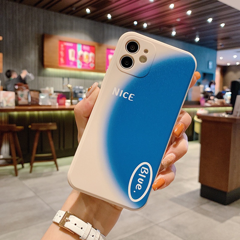 Ốp lưng iphone cá Heo Xanh cạnh vuông dẻo iphone 6splus/7/7plus/8/8plus/x/xr/xs/11/12/pro/max/plus/13promax e230