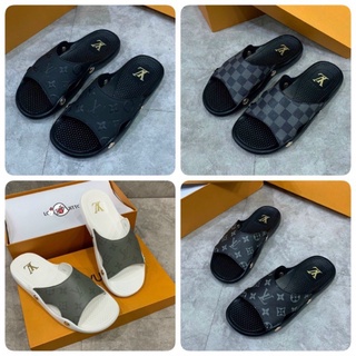 FREE SHIP  Dép LV quai ngang cao cấp - Dép Lê LV Cao Cấp