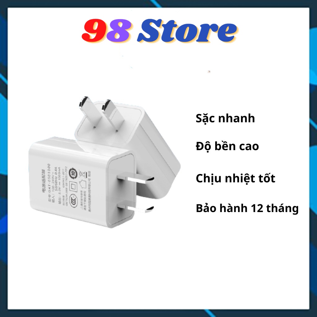 Củ Sạc Nhanh IP5v1a Cổng USB Thích Hợp Với Tất Cả Các Dòng Smarphone