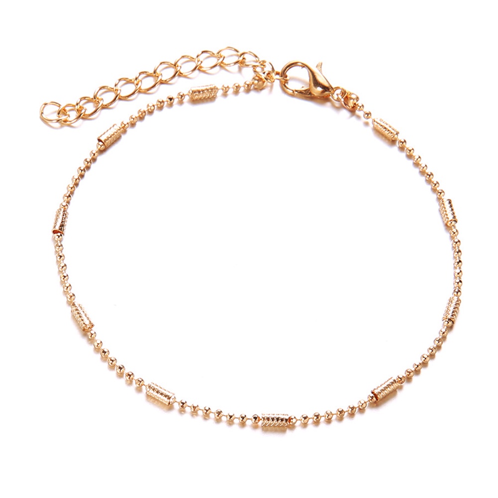 Set 4 vòng tay kim loại đính đá màu thời trang cho nữ