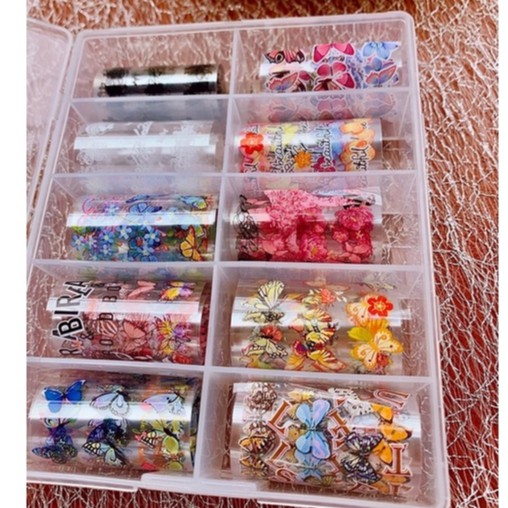 Foil dán móng trang trí móng cực xinh