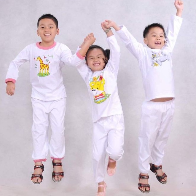 (7-70kg) Đồ bộ tay dài 100% cotton , cho bé nam với bé gái