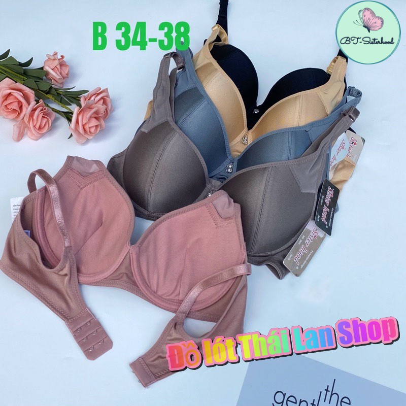 Áo ngực nữ Thái Lan Sisterhood 2031, áo lót có gọng đệm mỏng, form quả to phù hợp với ngực chảy xệ, Vanvene, LAVENUSA | BigBuy360 - bigbuy360.vn