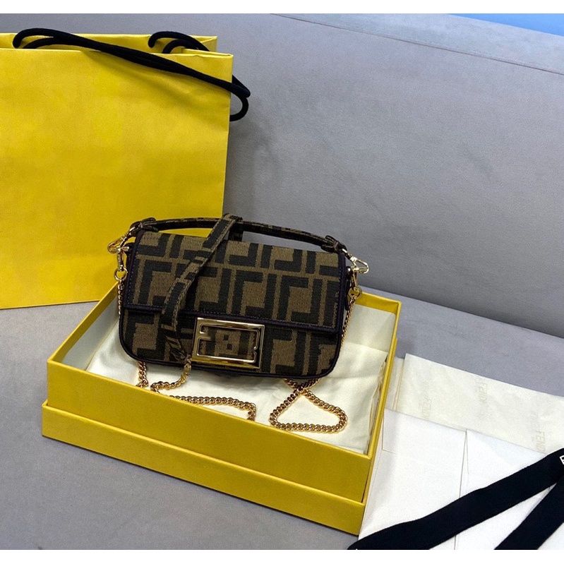 Túi Xách Nữ - Túi FD Xách Tay Hot Hit - Khoá Vuông Hàng QC Cao Cấp Loại 1