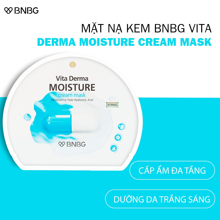 Combo 8 Mặt nạ cấp ẩm dưỡng trắng da chống lão hóa BNBG Mask