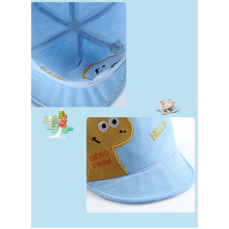 Mũ lưỡi trai nhiều màu cho bé trai và bé gái 1-4 tuổi - MU32