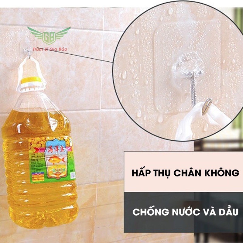 Móc Dán Tường Chịu Lực ❤️ Combo 10 Chiếc❤️ Móc Dán Tường Siêu Dính Chịu Lực Tiện Ích Cho Mọi Nhà.