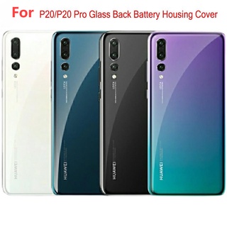 Lưng nắp lưng điện thoại bằng kính cho huawei p20 pro p20pro p20 + ống kính