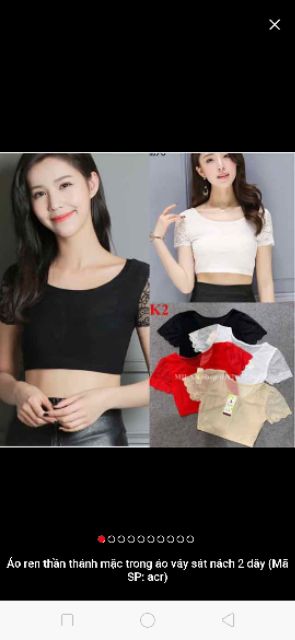 Áo Lửng Mặc Trong Váy Sát Nách 40 - 60KG | BigBuy360 - bigbuy360.vn