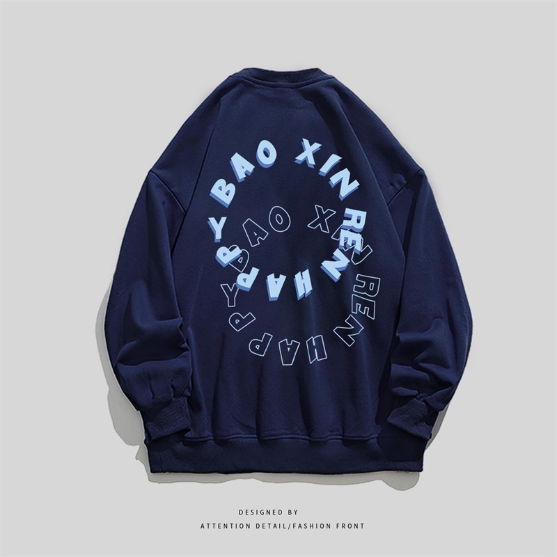 NRVP Áo Thun Nữ Dài Tay Dáng Rộng In Hình Phong Cách Hàn Quốc Mới