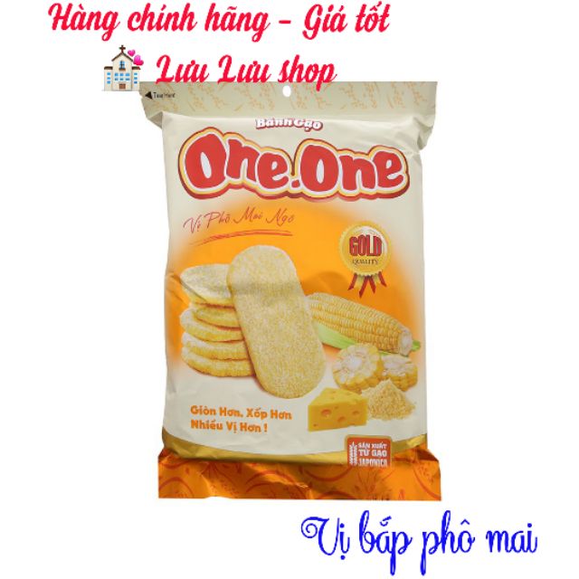 (Tp.HCM) Bánh gạo One One Phomai bắp/ bò nướng/ tôm nướng/ vị ngọt dịu